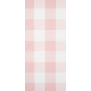 Schumacher Willa Check Large Wallpaper 5012354 / Pink