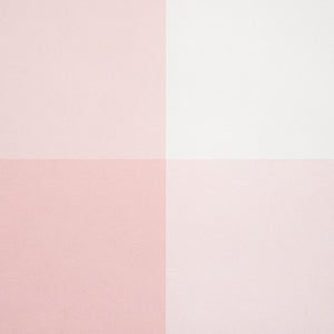 Schumacher Willa Check Large Wallpaper 5012354 / Pink