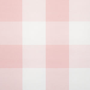 Schumacher Willa Check Large Wallpaper 5012354 / Pink