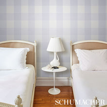 Load image into Gallery viewer, Schumacher Willa Check Large Wallpaper 5012355 / Lavendar