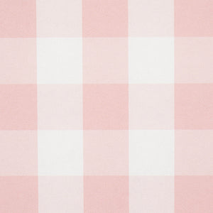Schumacher Willa Check Wallpaper 5012364 / Pink