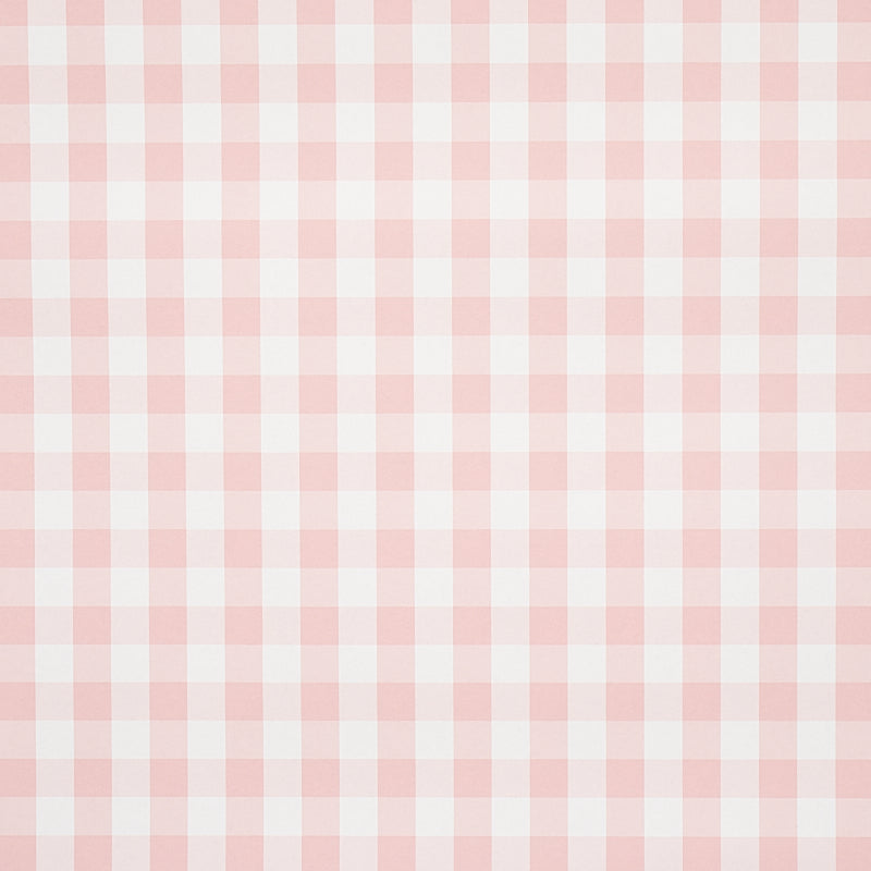 Schumacher Willa Check Wallpaper 5012364 / Pink