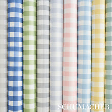 Load image into Gallery viewer, Schumacher Willa Check Wallpaper 5012366 / Seaglass