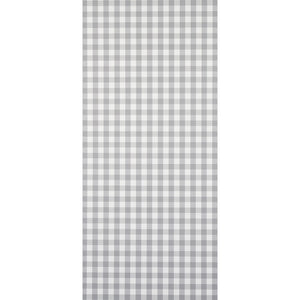 Schumacher Willa Check Wallpaper 5012367 / Grey