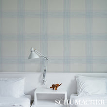 Load image into Gallery viewer, Schumacher Minerva Plaid Wallpaper 5012371 / Hyacinth