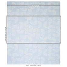 Load image into Gallery viewer, Schumacher Quansoo Wallpaper 5012400 / Ivory On Sky