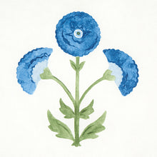 Load image into Gallery viewer, Schumacher Saranda Flower Wallpaper 5012412 / Royal