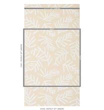 Load image into Gallery viewer, Schumacher Tiah Cove Wallpaper 5012452 / Ivory On Natural