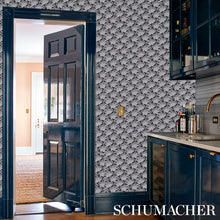 Load image into Gallery viewer, Schumacher Gotham Swing Wallpaper 5012530 / Charcoal