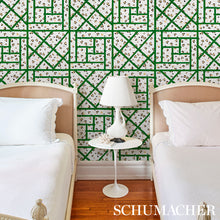Load image into Gallery viewer, Schumacher Fancy Beast Wallpaper 5012560 / Safari Green/Ivory