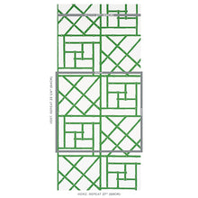 Load image into Gallery viewer, Schumacher Trellis Wallpaper 5012571 / Safari Green