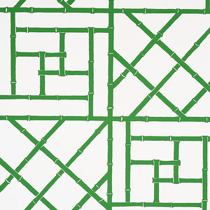 Schumacher Trellis Wallpaper 5012571 / Safari Green