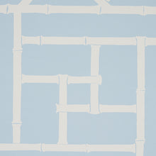 Load image into Gallery viewer, Schumacher Trellis Wallpaper 5012573 / Sky Blue