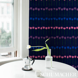 Schumacher Edie Wallpaper 5012580 / Electric Jewel