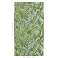 Load image into Gallery viewer, Schumacher Japura Forest Wallpaper 5012661 / Green