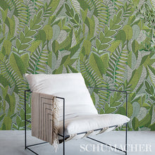 Load image into Gallery viewer, Schumacher Japura Forest Wallpaper 5012661 / Green