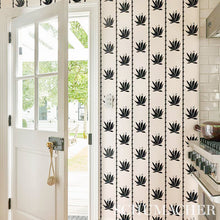 Load image into Gallery viewer, Schumacher Agave Stripe Wallpaper 5012681 / Parchment