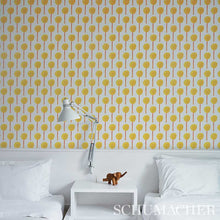 Load image into Gallery viewer, Schumacher Topiary Wallpaper 5012700 / Marigold