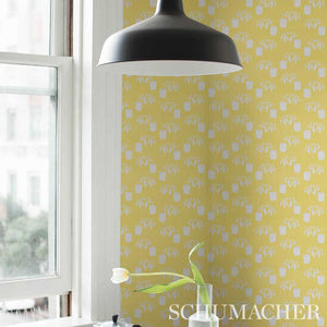 Schumacher Reaching Out Wallpaper 5012711 / Lemonade