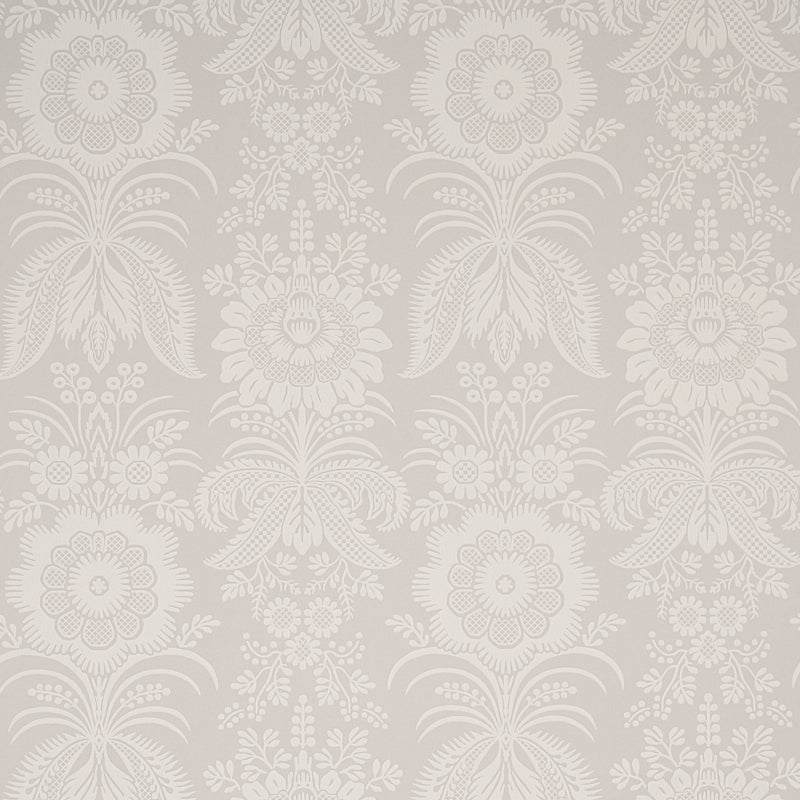 Schumacher Greta Wallpaper 5012721 / Grey