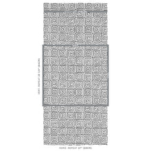Load image into Gallery viewer, Schumacher Trousdale Wallpaper 5012810 / Black