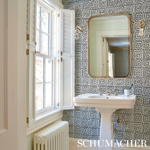 Load image into Gallery viewer, Schumacher Trousdale Wallpaper 5012810 / Black