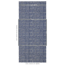 Load image into Gallery viewer, Schumacher Trousdale Wallpaper 5012813 / Midnight Blue