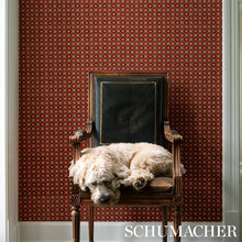 Load image into Gallery viewer, Schumacher Larissa Wallpaper 5012842 / Burgundy