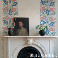 Load image into Gallery viewer, Schumacher Anatolia Wallpaper 5012870 / Blue &amp; Red