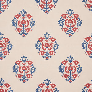Schumacher Constantine Wallpaper 5012882 / Red & Blue