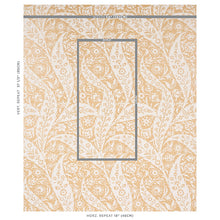 Load image into Gallery viewer, Schumacher Saz Paisley Wallpaper 5012900 / Ochre