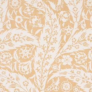Schumacher Saz Paisley Wallpaper 5012900 / Ochre