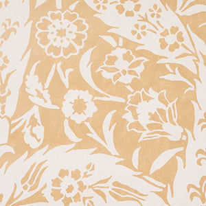 Schumacher Saz Paisley Wallpaper 5012900 / Ochre