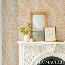Load image into Gallery viewer, Schumacher Saz Paisley Wallpaper 5012900 / Ochre