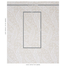 Load image into Gallery viewer, Schumacher Saz Paisley Wallpaper 5012901 / Ivory