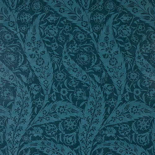 Schumacher Saz Paisley Wallpaper 5012903 / Peacock