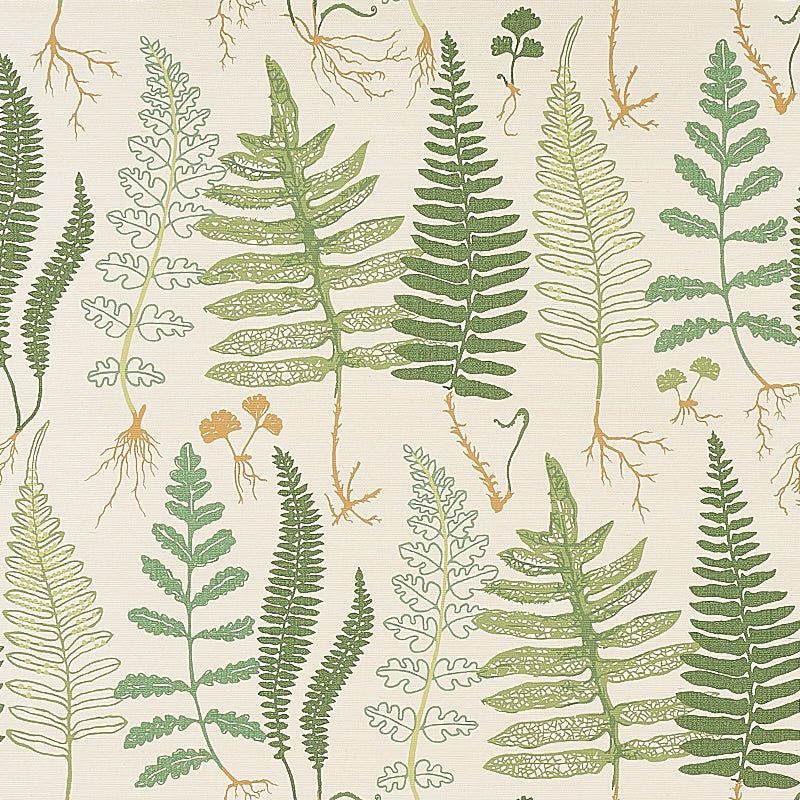 Schumacher Halcott Sisal Wallpaper 5013060 / Forest