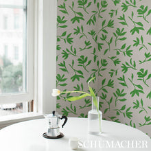 Load image into Gallery viewer, Schumacher Laurel Wallpaper 5013070 / Green