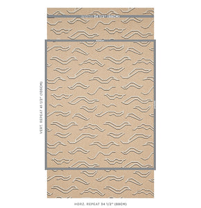 Schumacher Kata Paperweave Wallpaper 5013110 / Oatmeal