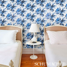 Load image into Gallery viewer, Schumacher Valentina Floral Wallpaper 5013130 / Blues
