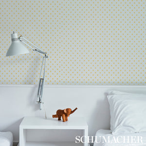 Schumacher Astral Wallpaper 5013143 / Yellow