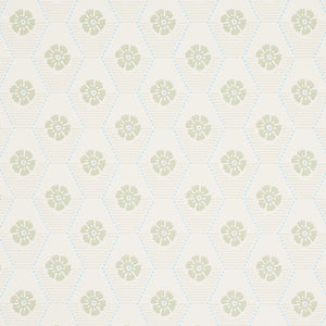 Schumacher Hive Bloom Wallpaper 5013160 / Sage