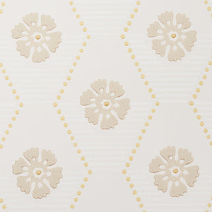 Schumacher Hive Bloom Wallpaper 5013162 / Sand