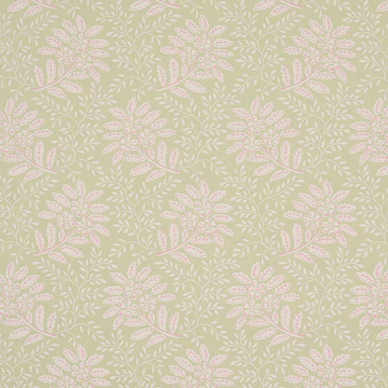 Schumacher Secret Garden Wallpaper 5013170 / Green