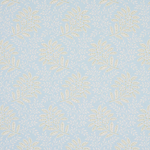 Schumacher Secret Garden Wallpaper 5013171 / Light Blue