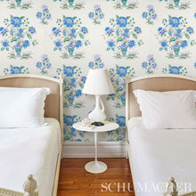 Load image into Gallery viewer, Schumacher Ashford Wallpaper 5013181 / Cornflower &amp; Lilac