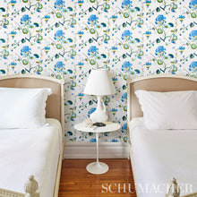 Load image into Gallery viewer, Schumacher Vasily Wallpaper 5013210 / Green &amp; Blue