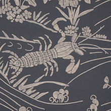 Load image into Gallery viewer, Schumacher Sea Garden Wallpaper 5013281 / Charcoal
