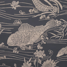 Load image into Gallery viewer, Schumacher Sea Garden Wallpaper 5013281 / Charcoal