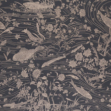 Load image into Gallery viewer, Schumacher Sea Garden Wallpaper 5013281 / Charcoal